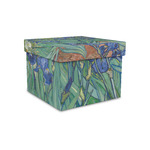 Irises (Van Gogh) Gift Box with Lid - Canvas Wrapped - Small