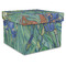 Irises (Van Gogh) Gift Boxes with Lid - Canvas Wrapped - X-Large - Front/Main