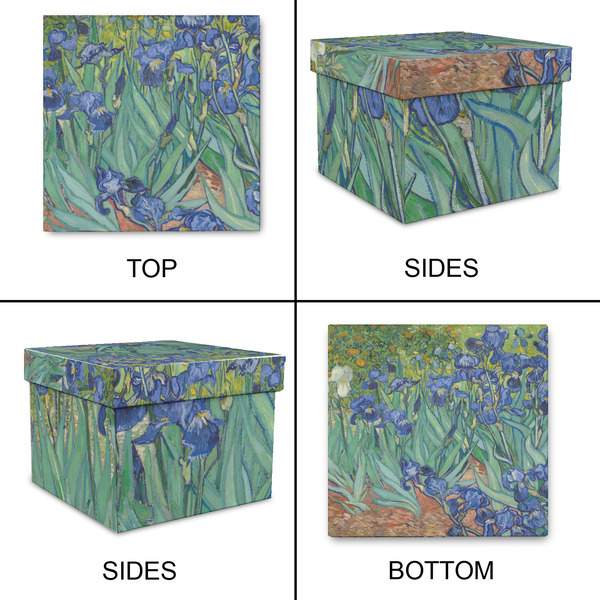 Irises (Van Gogh) Gift Boxes with Lid - Canvas Wrapped - XX-Large - Approval