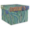 Irises (Van Gogh) Gift Box with Lid - Canvas Wrapped - XX-Large