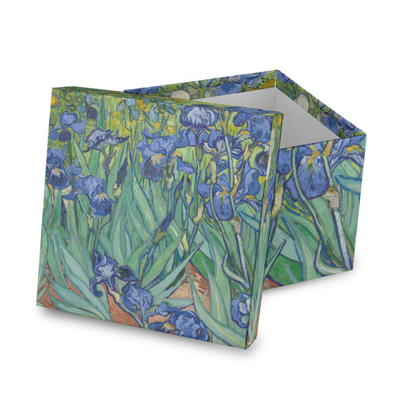 Custom Irises (Van Gogh) Gift Box with Lid - Canvas Wrapped