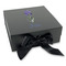 Irises (Van Gogh) Gift Boxes with Magnetic Lid - Black - Front (angle)