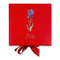 Irises (Van Gogh) Gift Boxes with Magnetic Lid - Red - Approval