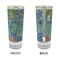 Irises (Van Gogh) Glass Shot Glass - 2 oz - Single - APPROVAL