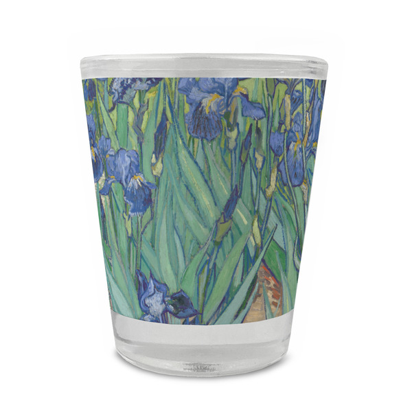 Custom Irises (Van Gogh) Glass Shot Glass - 1.5 oz - Single