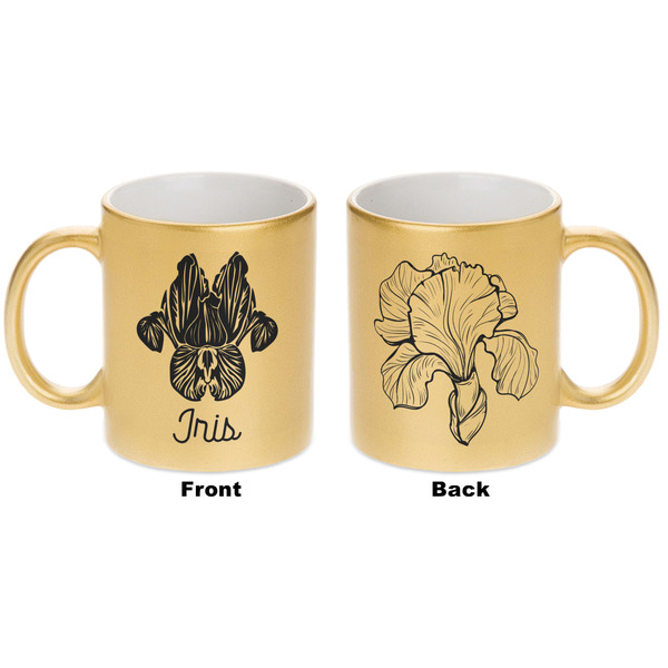 Irises (Van Gogh) Gold Mug - Apvl