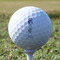 Irises (Van Gogh) Golf Ball - Branded - Tee
