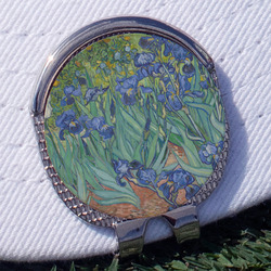 Irises (Van Gogh) Golf Ball Marker - Hat Clip