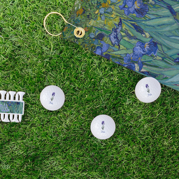 Irises (Van Gogh) Golf Balls - Generic - Set of 3 - LIFESTYLE