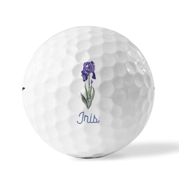 Irises (Van Gogh) Golf Balls - Titleist - Set of 3 - FRONT