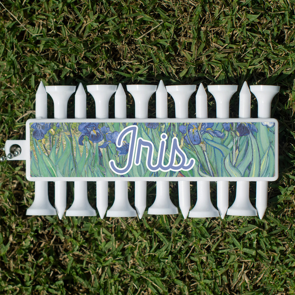 Custom Irises (Van Gogh) Golf Tees & Ball Markers Set
