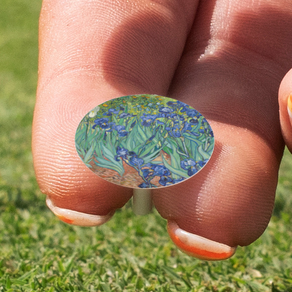 Irises (Van Gogh) Golf Tees & Ball Markers Set - Marker
