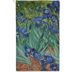 Irises (Van Gogh) Golf Towel - Poly-Cotton Blend - Small