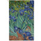 Irises (Van Gogh) Golf Towel - Poly-Cotton Blend - Small