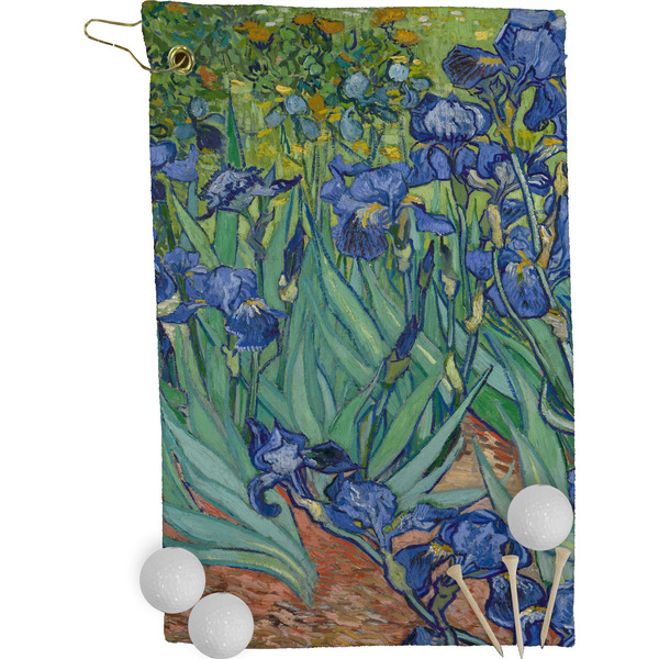 Irises (Van Gogh) Golf Towel (Personalized)