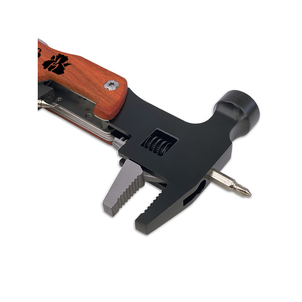 Irises (Van Gogh) Hammer Multi-tool - DETAIL BACK (hammer head with screw)