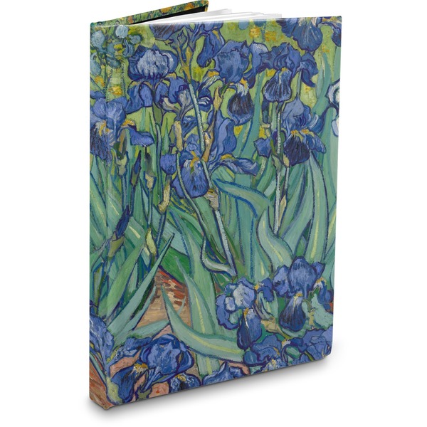 Custom Irises (Van Gogh) Hardbound Journal - 7.25" x 10"