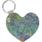 Irises (Van Gogh) Heart Keychain (Personalized)