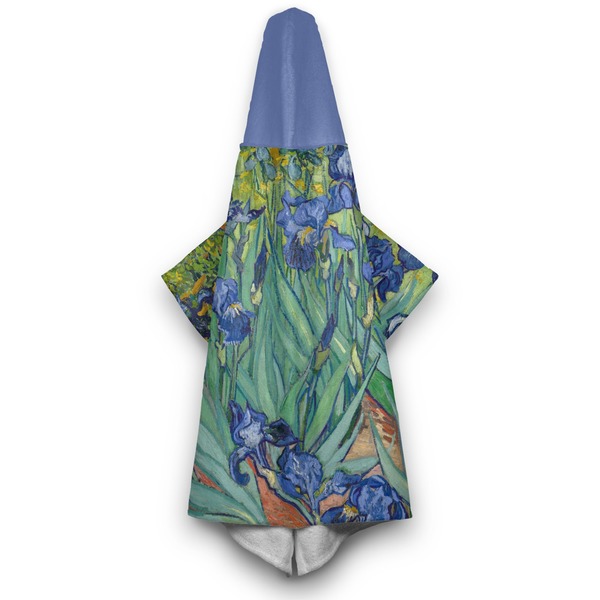 Irises (Van Gogh) Hooded Towel - Hanging