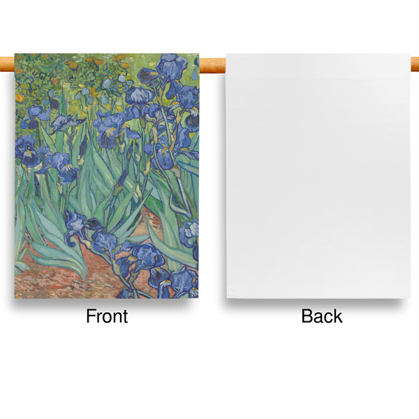 Irises (Van Gogh) House Flags - Single Sided - APPROVAL