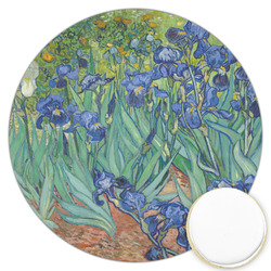 Irises (Van Gogh) Printed Cookie Topper - 3.25"