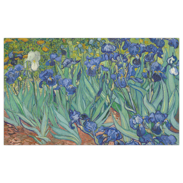 Irises (Van Gogh) Indoor / Outdoor Rug - 3'x5' - Front Flat