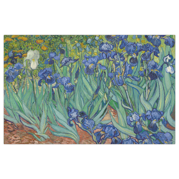 Irises (Van Gogh) Indoor / Outdoor Rug - 5'x8' - Front Flat