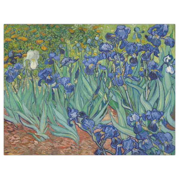 Irises (Van Gogh) Indoor / Outdoor Rug - 6'x8' - Front Flat