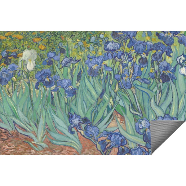 Custom Irises (Van Gogh) Indoor / Outdoor Rug - 8'x10'