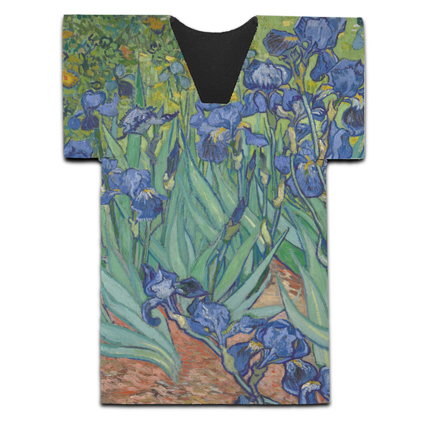 Custom Irises (Van Gogh) Jersey Bottle Cooler