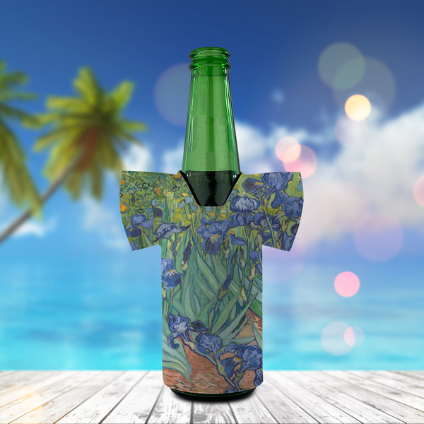 Irises (Van Gogh) Jersey Bottle Cooler - LIFESTYLE