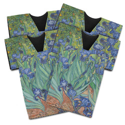 Irises (Van Gogh) Jersey Bottle Cooler - Set of 4