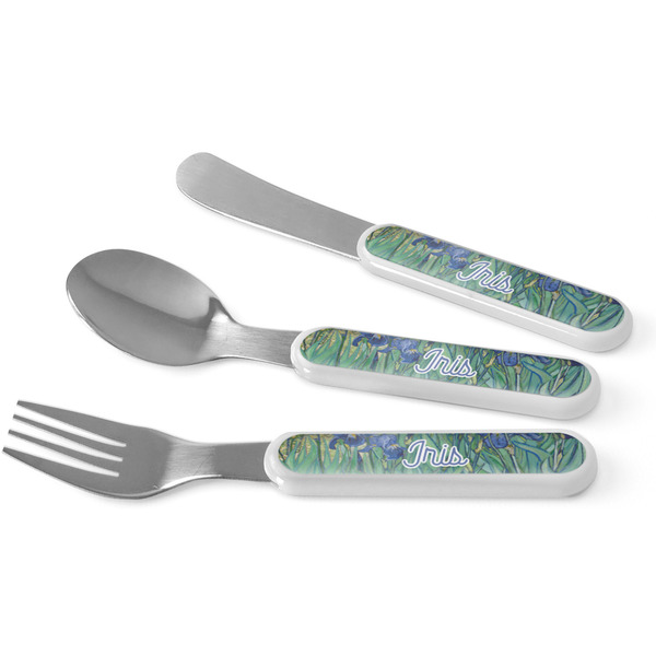 Custom Irises (Van Gogh) Kid's Flatware