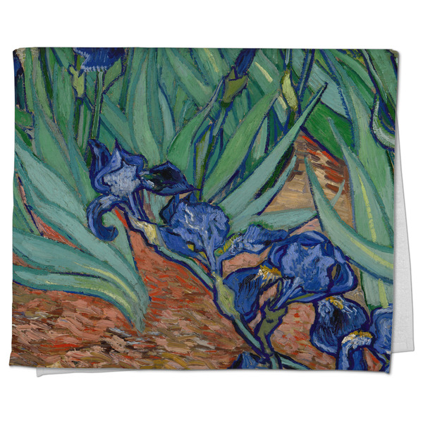 Custom Irises (Van Gogh) Kitchen Towel - Poly Cotton