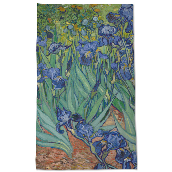 Irises (Van Gogh) Kitchen Towel - Poly Cotton - Full Front