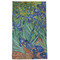 Irises (Van Gogh) Kitchen Towel - Poly Cotton - Full Front