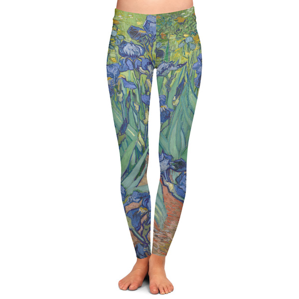 Custom Irises (Van Gogh) Ladies Leggings - Medium