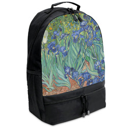 Irises (Van Gogh) Backpacks - Black
