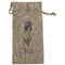 Irises (Van Gogh) Large Burlap Gift Bag - Front