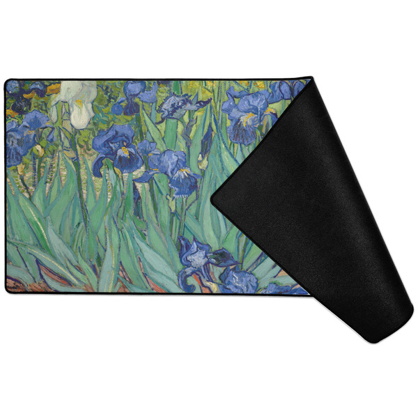 Irises (Van Gogh) Large Gaming Mats - FRONT W/ FOLD