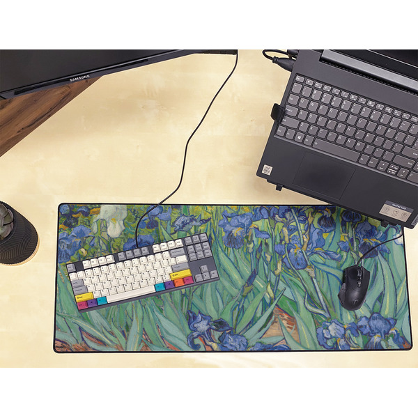 Irises (Van Gogh) Large Gaming Mats - LIFESTYLE