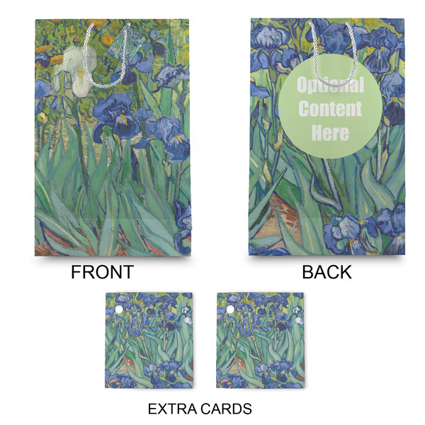 Irises (Van Gogh) Large Gift Bag - Approval