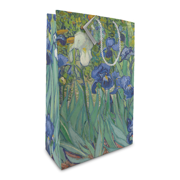 Custom Irises (Van Gogh) Large Gift Bag