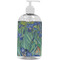 Irises (Van Gogh) Plastic Soap / Lotion Dispenser (16 oz - Large - White)