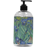 Irises (Van Gogh) Plastic Soap / Lotion Dispenser (16 oz - Large - Black)