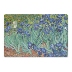 Irises (Van Gogh) Large Rectangle Car Magnet