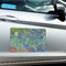 Irises (Van Gogh) Large Rectangle Car Magnets- In Context