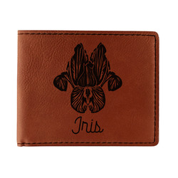 Irises (Van Gogh) Leatherette Bifold Wallet