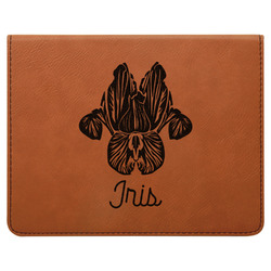 Irises (Van Gogh) Leatherette 4-Piece Wine Tool Set