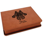 Irises (Van Gogh) Leatherette 4-Piece Wine Tool Set